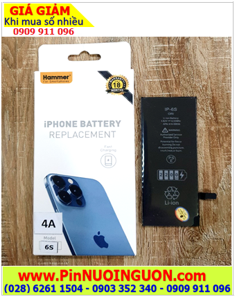Pin iPhone 6S; Pin điện thoại di động iPhone 6S (2280mAh, 3.7V-3.85V, dòng sạc 4A) chính hãng |BẢO HÀNH 01 năm 
